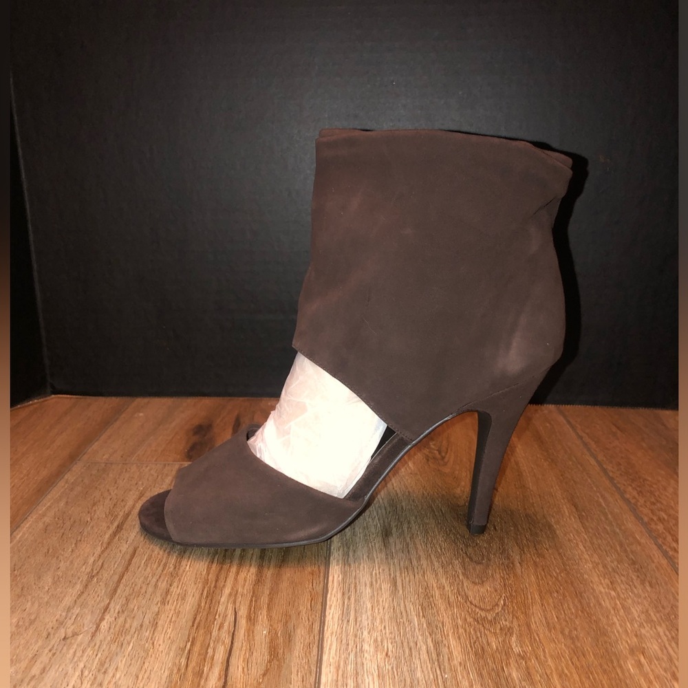 Matisse Leather Ashland Chocolate Heels Open Toe Pumps Women’s Size 8.5 New